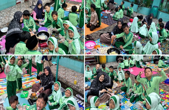 Kegiatan P5 Kearifan Lokal Kelas 1 - Membuat Combro