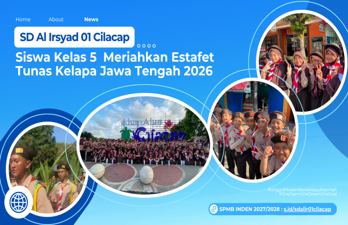 Siswa Kelas 5 SD Al Irsyad 01 Cilacap Meriahkan Estafet Tunas Kelapa Jawa Tengah 2026