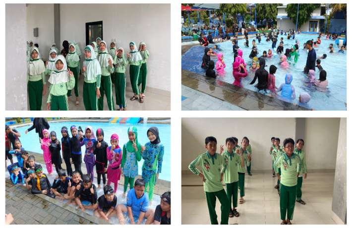 SD Al Irsyad 01 Cilacap Sukses Gelar Praktik Renang untuk Siswa Kelas 2 hingga 5