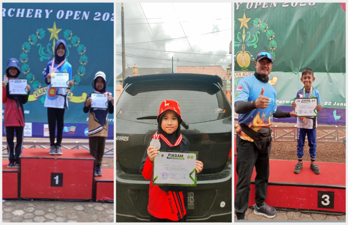 Siswa SD Al Irsyad 01 Cilacap Raih Juara di Archery Open Turnamen Kaajendam IV Diponegoro 2023