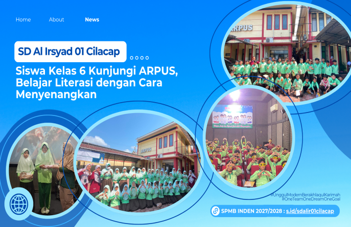 Siswa Kelas 6 SD Al Irsyad 01 Cilacap Kunjungi ARPUS, Belajar Literasi dengan Cara Menyenangkan