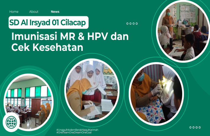 Pelaksanaan Imunisasi MR dan HPV dan Pemeriksaan Kesehatan di SD Al Irsyad 01 Cilacap