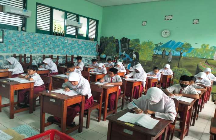 Siswa-Siswi SD Al Irsyad 01 Cilacap Ikuti Latihan ASAJ Serentak