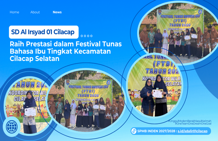 SD Al Irsyad 01 Cilacap Raih Prestasi dalam Festival Tunas Bahasa Ibu Tk Kecamatan Cilacap Selatan