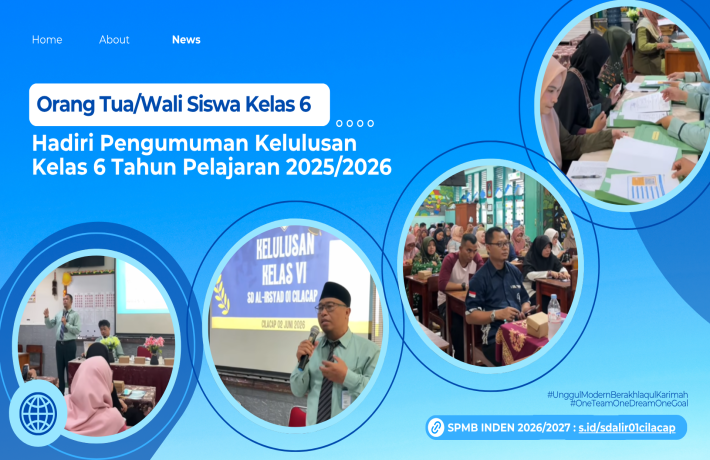 Pengambilan Hasil Kelulusan Siswa Kelas 6 SD Al Irsyad 01 Cilacap
