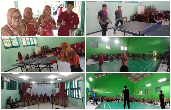 Asatidz dan Asatidzah SD Al Irsyad 01 Cilacap ramaikan Lomba Pegawai pada PKM 1445H