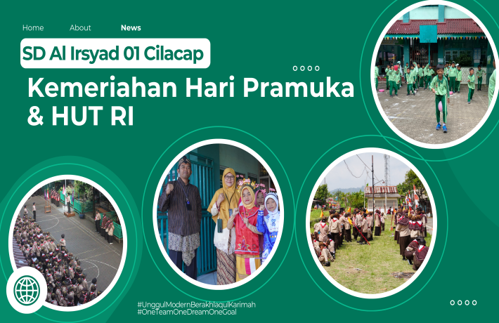 Semarak Hari Pramuka ke-64 dan HUT RI ke-80 di SD Al Irsyad 01 Cilacap