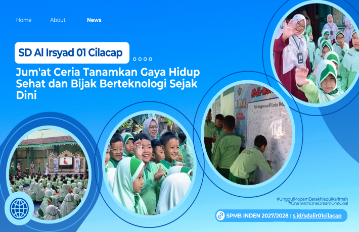 Jumat Ceria SD Al Irsyad 01 Cilacap, Tanamkan Gaya Hidup Sehat dan Bijak Berteknologi Sejak Dini