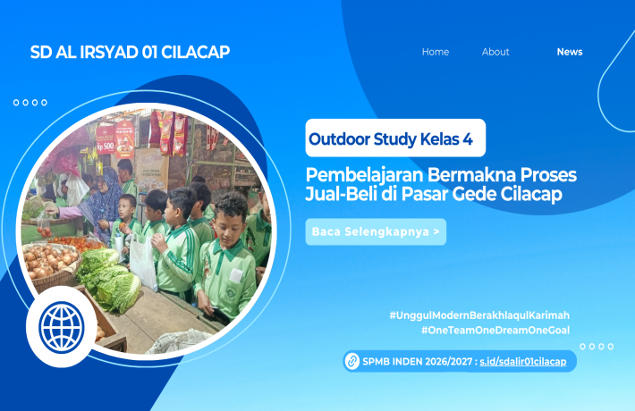 Outdoor Study Kelas 4 - Pembelajaran Bermakna Proses Jual Beli di Pasar Gede Cilacap